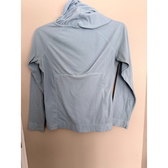 Columbia Women’s Light Blue Fleece Pullover Hoodie – Soft & Cozy – Medium - Picture 4 of 8